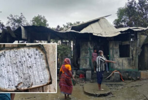 দুটি ঘর পুড়ে ছাই, তবুও অক্ষত কোরআন দেখতে ভিড়—১৫ লাখ টাকার ক্ষতি — দৈনিক দুর্নীতির বার্তা Cumilla fire Quran unharmed viral news — Dainik Durnitir Barta —— dainikdurniti.com —