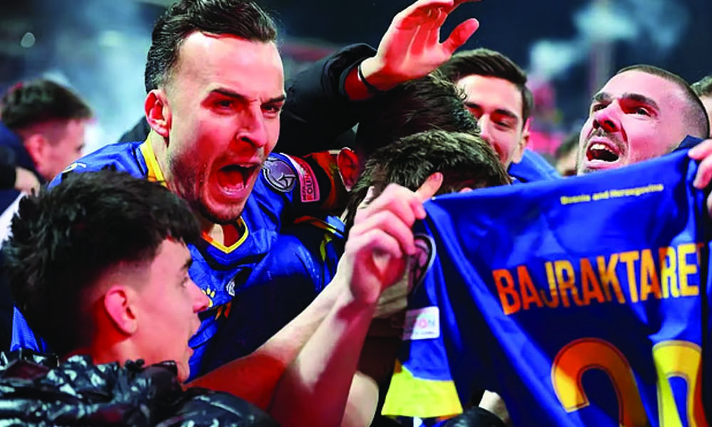 টাইব্রেকারে ইতালিকে হারিয়ে ১২ বছর পর মূল পর্বে বসনিয়া ও হার্জেগোভিনা — দৈনিক দুর্নীতির বার্তা Bosnia and Herzegovina qualify for World Cup after defeating Italy in a dramatic penalty shootout — Dainik Durnitir Barta —— dainikdurniti.com —