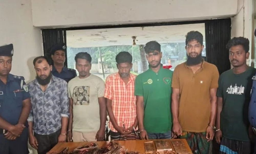 বিশেষ অভিযানে উদ্ধার বিপুল বৈদ্যুতিক মালামাল, একাধিক মামলার আসামি গ্রেপ্তার — দৈনিক দুর্নীতির বার্তা Habiganj transformer theft gang arrested police operation — Dainik Durnitir Barta —— dainikdurniti.com —